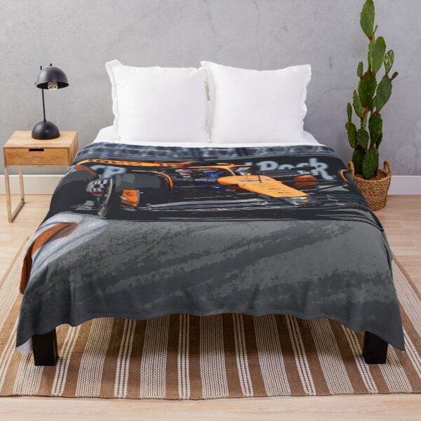 Item preview, Oscar Piastri racing his 2024 F1 race car abstract designed and sold by Rodissimus1984.