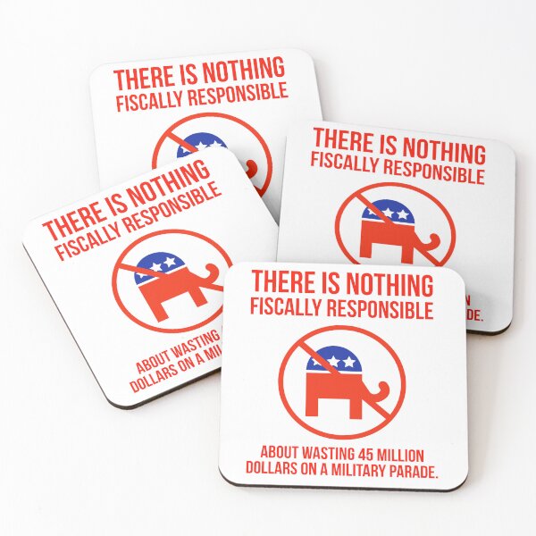 Item preview, Wasting 45 million on a military parade is not fiscal responsibility. designed and sold by Rachel the Artist .