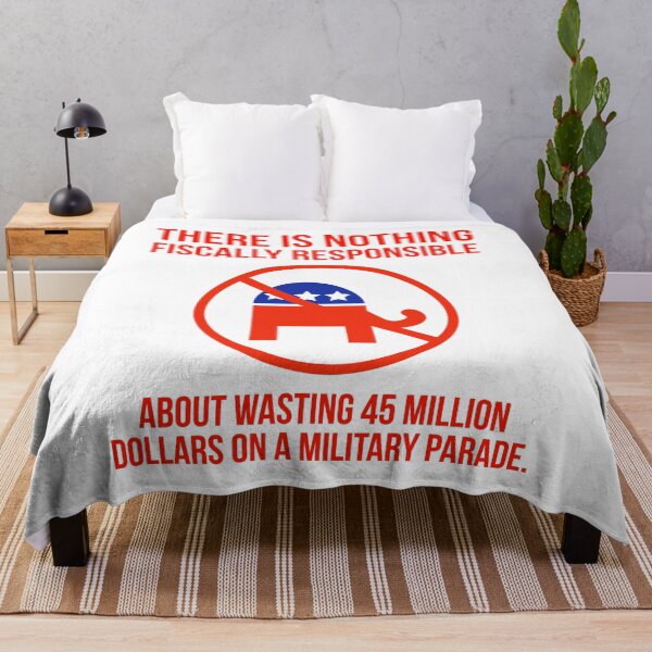 Item preview, Wasting 45 million on a military parade is not fiscal responsibility. designed and sold by Rachel the Artist .