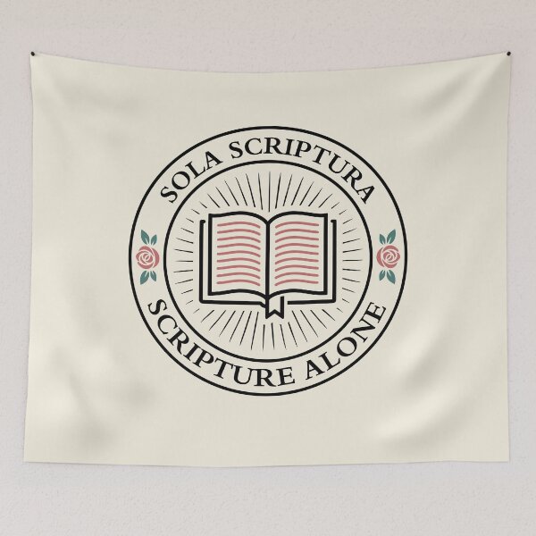Item preview, SOLA SCRIPTURA - SCRIPTURE ALONE - Reformation - Black designed and sold by Glory After Tears.
