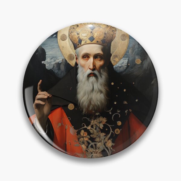 Item preview, Saint Augustine of Hippo designed and sold by SanctifiedSouls.