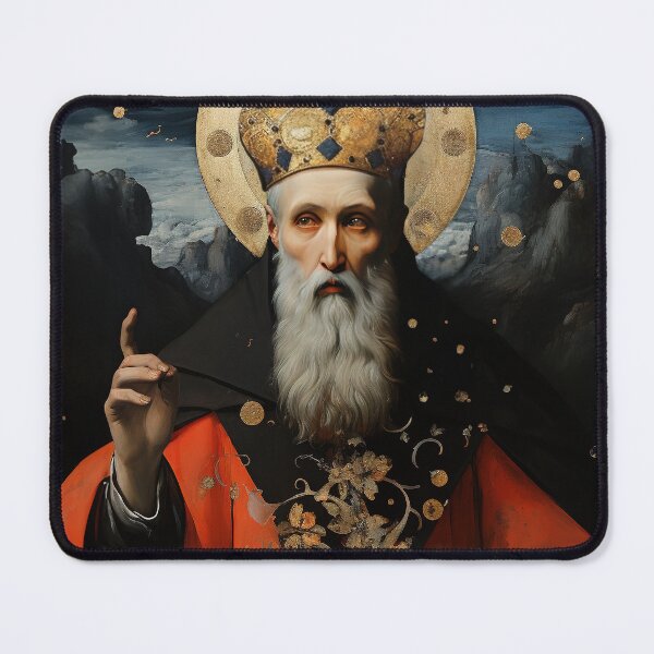 Item preview, Saint Augustine of Hippo designed and sold by SanctifiedSouls.