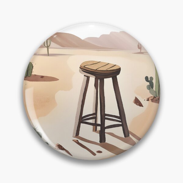 Item preview, Losers The Outcasts and the Sinners Desert Stool Art designed and sold by HonkyTonk2025.