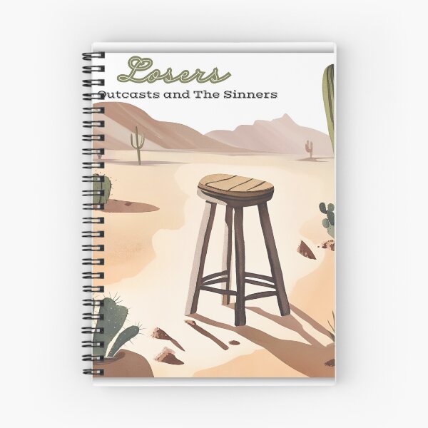 Item preview, Losers The Outcasts and the Sinners Desert Stool Art designed and sold by HonkyTonk2025.