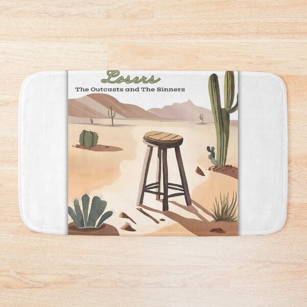 Item preview, Losers The Outcasts and the Sinners Desert Stool Art designed and sold by HonkyTonk2025.