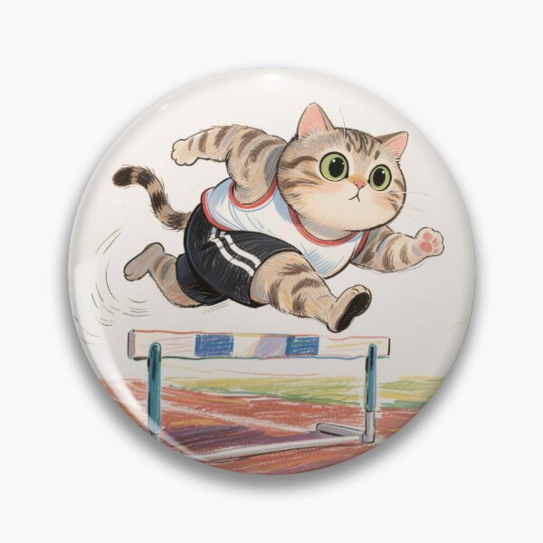 Item preview, kitty hurdler designed and sold by artsmeow.