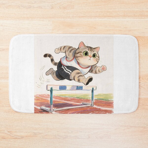 Item preview, kitty hurdler designed and sold by artsmeow.