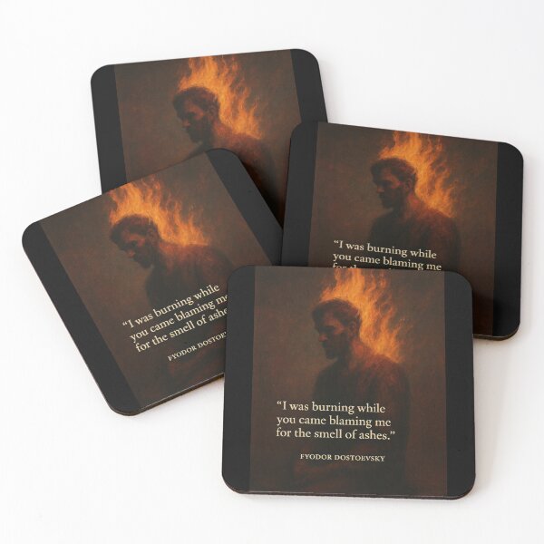 Item preview, Burning for the Smell of Ashes – Dostoevsky designed and sold by Enea Kelo.