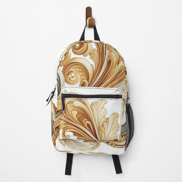Item preview, Golden Baroque Flourish – Elegant Ornamental Border on White designed and sold by Arscorart.