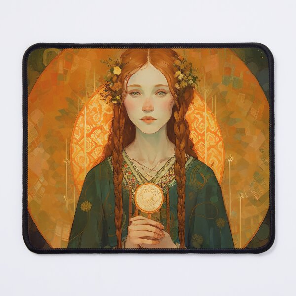Item preview, Saint Brigid of Kildare designed and sold by SanctifiedSouls.