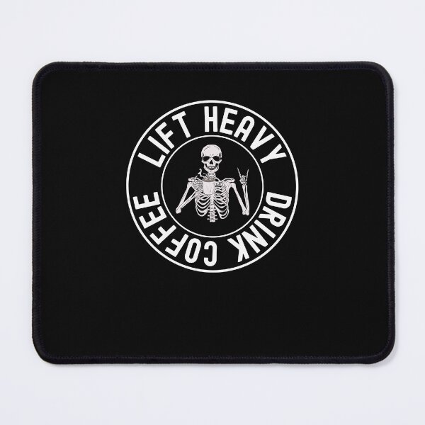 Item preview, Lift heavy drink coffee Weightlifter funny gym body builder designed and sold by snowry.