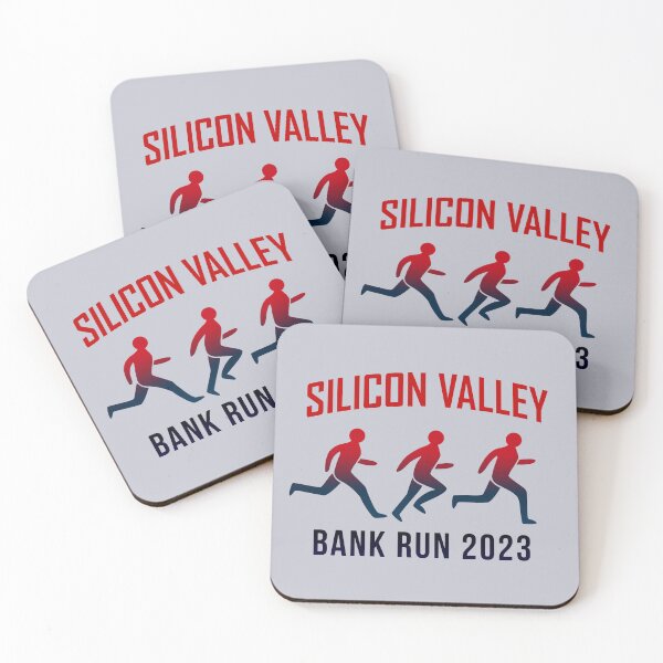 Item preview, Silicon Valley Bank Run designed and sold by pineconebutter.