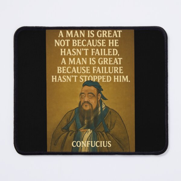 Item preview, Greatness Through Failure – Confucius Quote designed and sold by Enea Kelo.