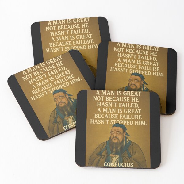Item preview, Greatness Through Failure – Confucius Quote designed and sold by Enea Kelo.