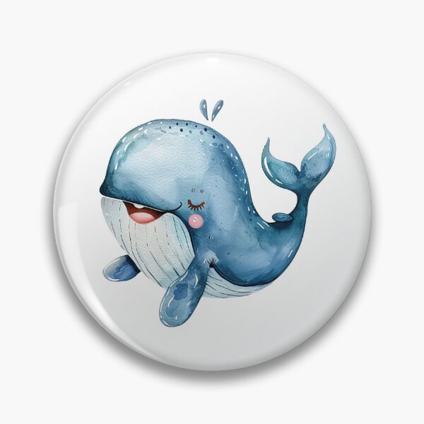 Item preview, Cute Blue Whale 1 designed and sold by SparroCreative.