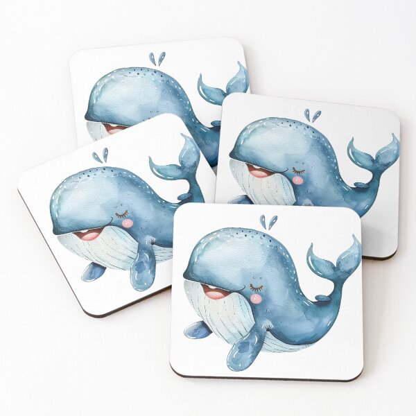 Item preview, Cute Blue Whale 1 designed and sold by SparroCreative.