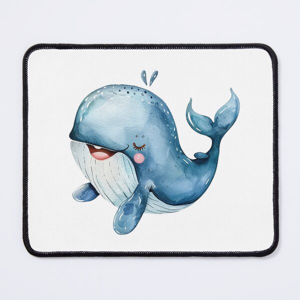Item preview, Cute Blue Whale 1 designed and sold by SparroCreative.