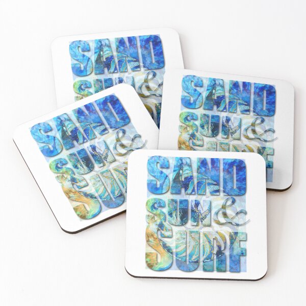 Item preview, Sand Sun And Surf Beach Art 2 designed and sold by Sharon Cummings Art.
