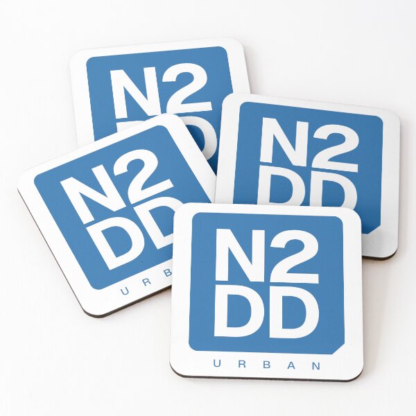 Item preview, N2DD Urban Logo Chip Square designed and sold by Evilcraft Designs.