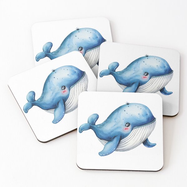 Item preview, Cute Blue Whale 2 designed and sold by SparroCreative.