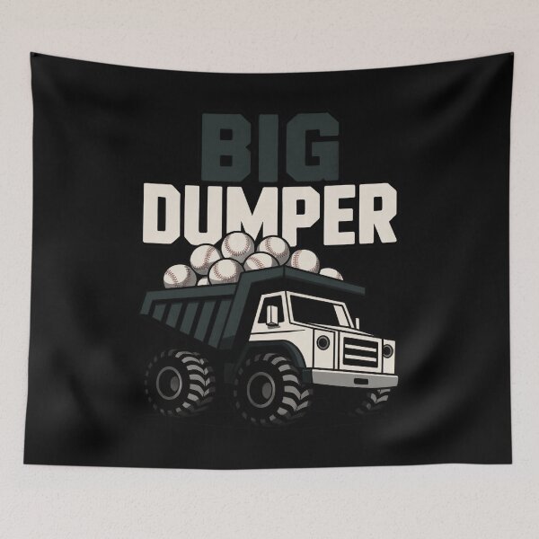 Item preview, Big Dumper Trucking Dump Classic Mariner Funny Baseball designed and sold by AScribbler0.