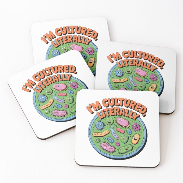 Item preview, I'm cultured, literally, funny science microbiology designed and sold by NoetherSym.