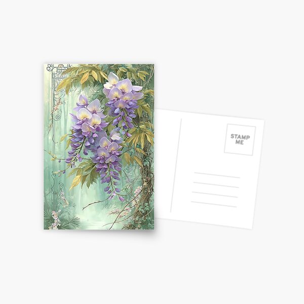 Item preview, Gentle Wisteria: A Pale Cascade designed and sold by bloorose.
