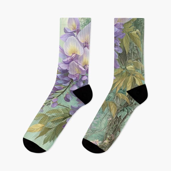 Item preview, Gentle Wisteria: A Pale Cascade designed and sold by bloorose.