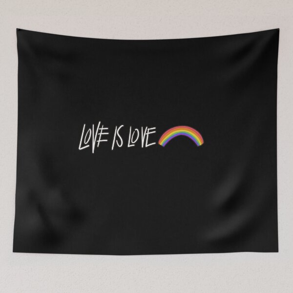 Item preview, Love Is Love Gay Pride LGTB Rainbow designed and sold by Músico Ilustre.