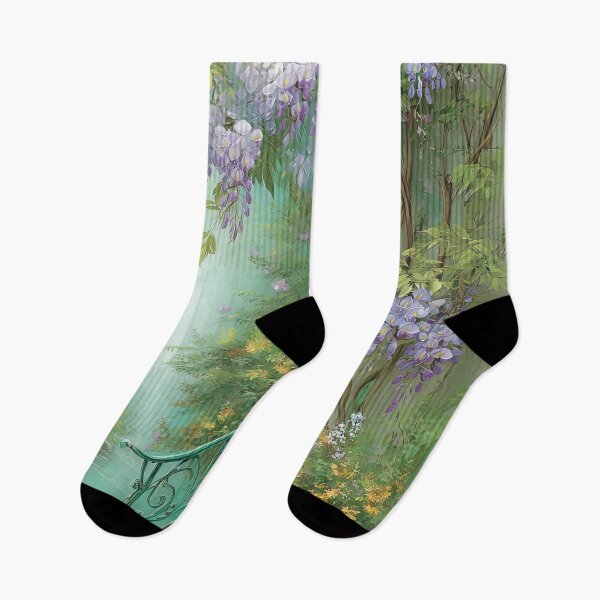 Item preview, Wisteria Pathway: An Enchanted Ascent designed and sold by bloorose.