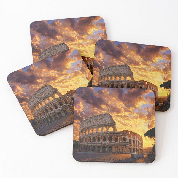 Item preview, "Colosseum Sunset – Rome’s Eternal Wonder" designed and sold by kurtulushstudio.
