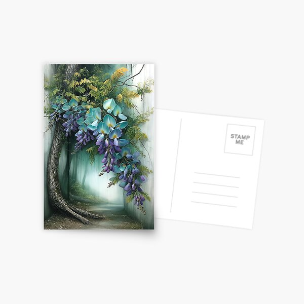 Item preview, Azure Wisteria: An Ethereal Descent designed and sold by bloorose.