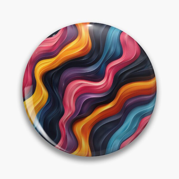 Item preview, Vibrant Abstract Wavy Lines with Gradients designed and sold by NTGUILTY.