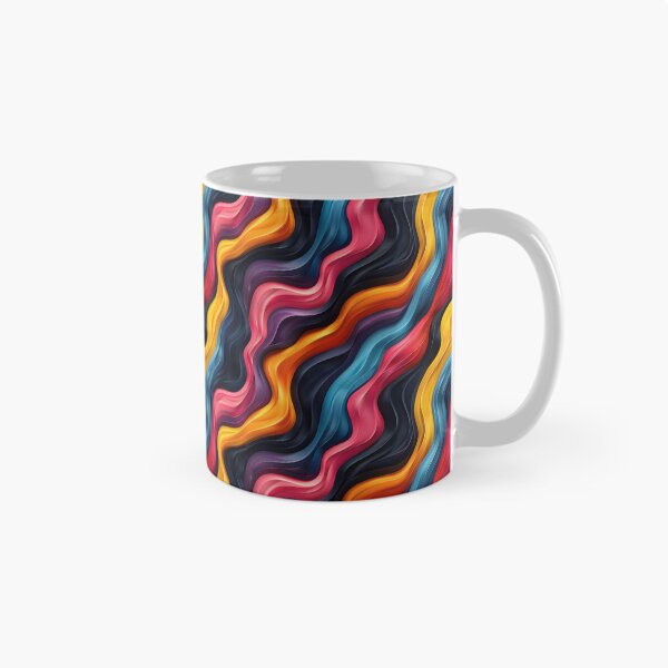Item preview, Vibrant Abstract Wavy Lines with Gradients designed and sold by NTGUILTY.