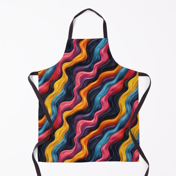 Item preview, Vibrant Abstract Wavy Lines with Gradients designed and sold by NTGUILTY.