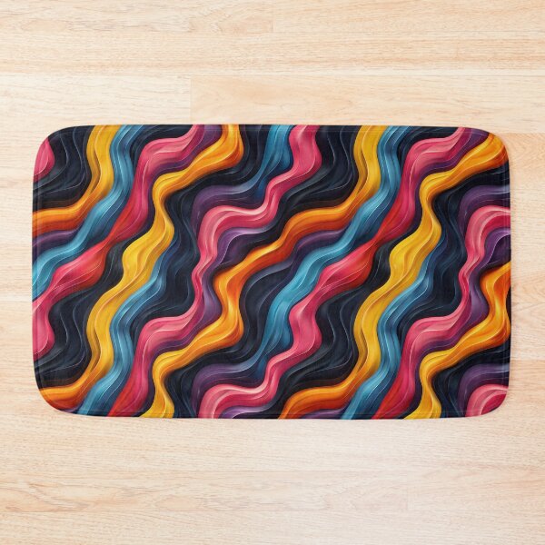 Item preview, Vibrant Abstract Wavy Lines with Gradients designed and sold by NTGUILTY.