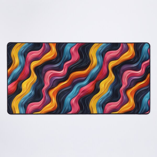 Item preview, Vibrant Abstract Wavy Lines with Gradients designed and sold by NTGUILTY.