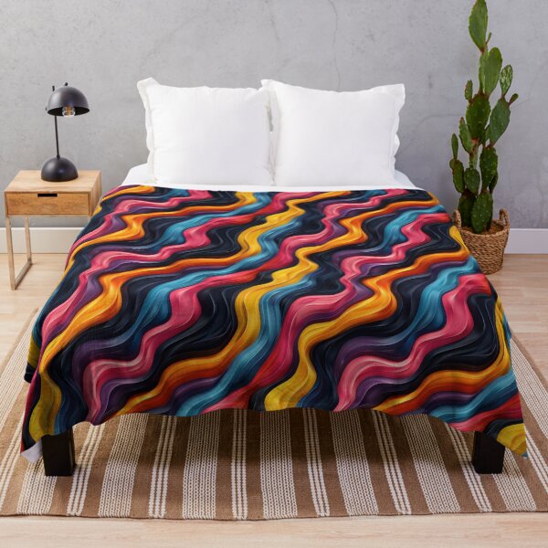 Item preview, Vibrant Abstract Wavy Lines with Gradients designed and sold by NTGUILTY.