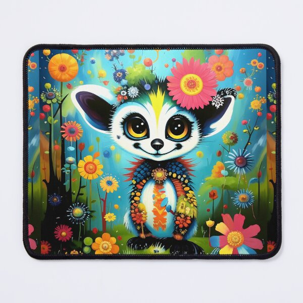 Item preview, Adorable lemur in a mysterious forest. designed and sold by Natalia-Vlad.