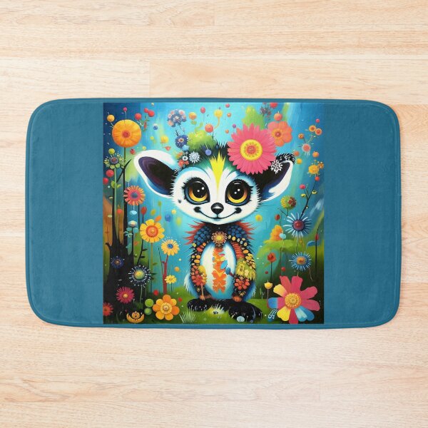 Item preview, Adorable lemur in a mysterious forest. designed and sold by Natalia-Vlad.