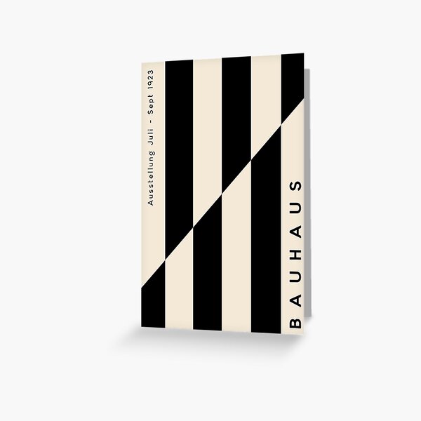 Item preview, Geometric Black And Cream Bauhaus  designed and sold by ArtVueStudio.