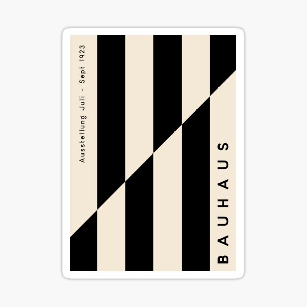 Item preview, Geometric Black And Cream Bauhaus  designed and sold by ArtVueStudio.