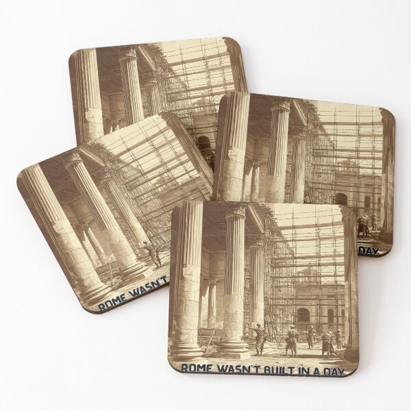 Item preview, "Rome Wasn’t Built in a Day – Ancient Wisdom" designed and sold by kurtulushstudio.