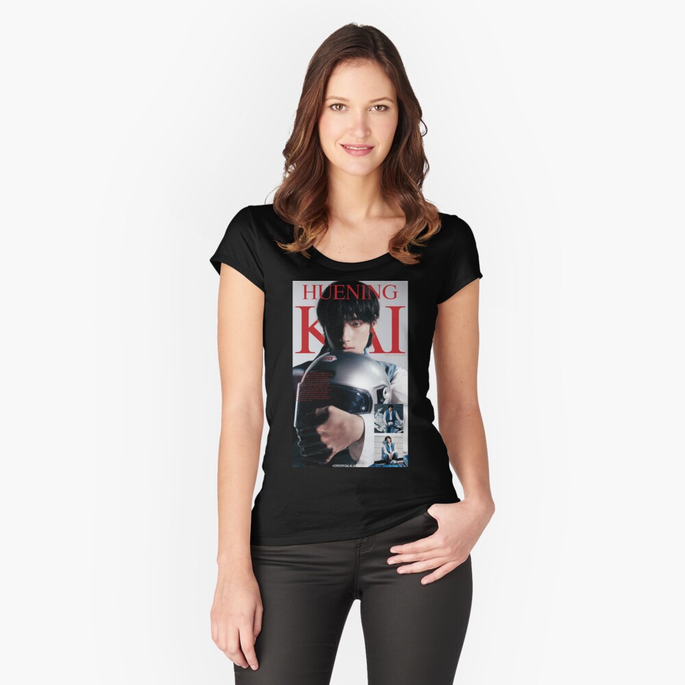 Item preview, Tailliertes Rundhals-Shirt designed and sold by MyaPertzArt.