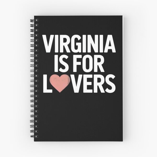 Item preview, Virginia Is For Lovers Red Heart Cute Quote Minimalist Design designed and sold by AScribbler0.