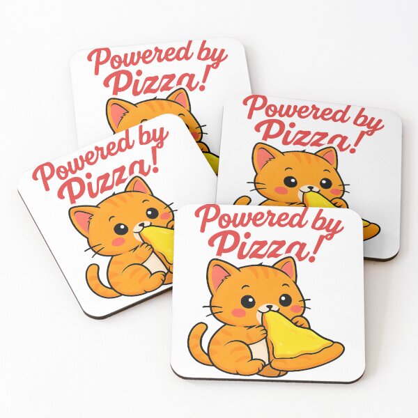 Item preview, Powered By Pizza! designed and sold by AJSWONDERKIDS.