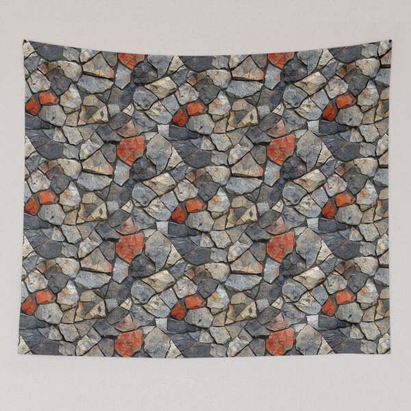 Item preview, Rustic Irregular Stone Wall Texture designed and sold by NTGUILTY.