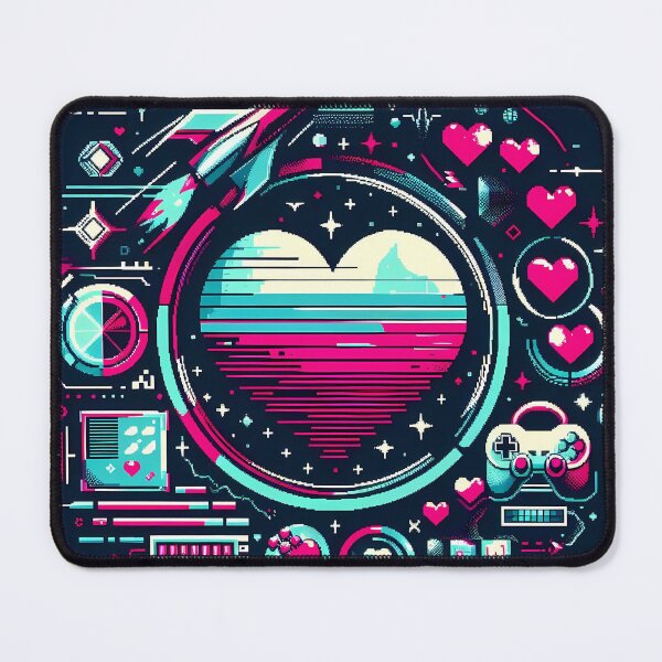 Item preview, gamer heart designed and sold by FrikiMart.