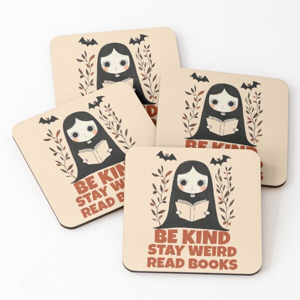 Item preview, Be Kind Stay Weird Read Books Gothic Girl designed and sold by GolDreamShop.