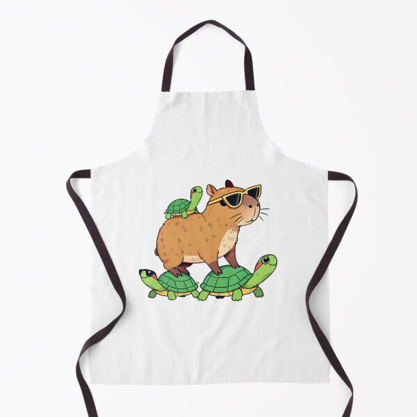 Item preview, Cool Capybara with Turtles designed and sold by Polarisofficial.